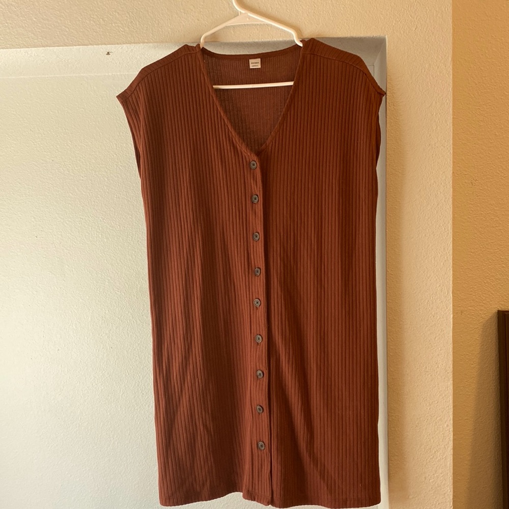 Burnt red/orange dress